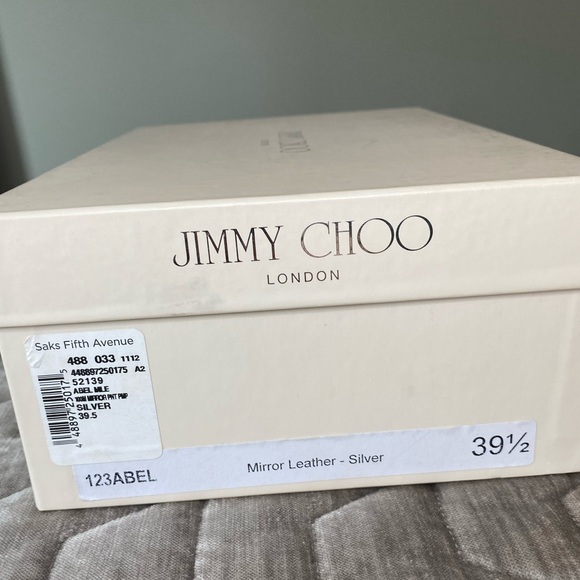 Jimmy Choo Metallic Love 100mm Pumps - Picture 15 of 15